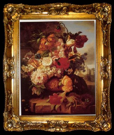 framed  unknow artist Floral, beautiful classical still life of flowers.104, ta009-2
